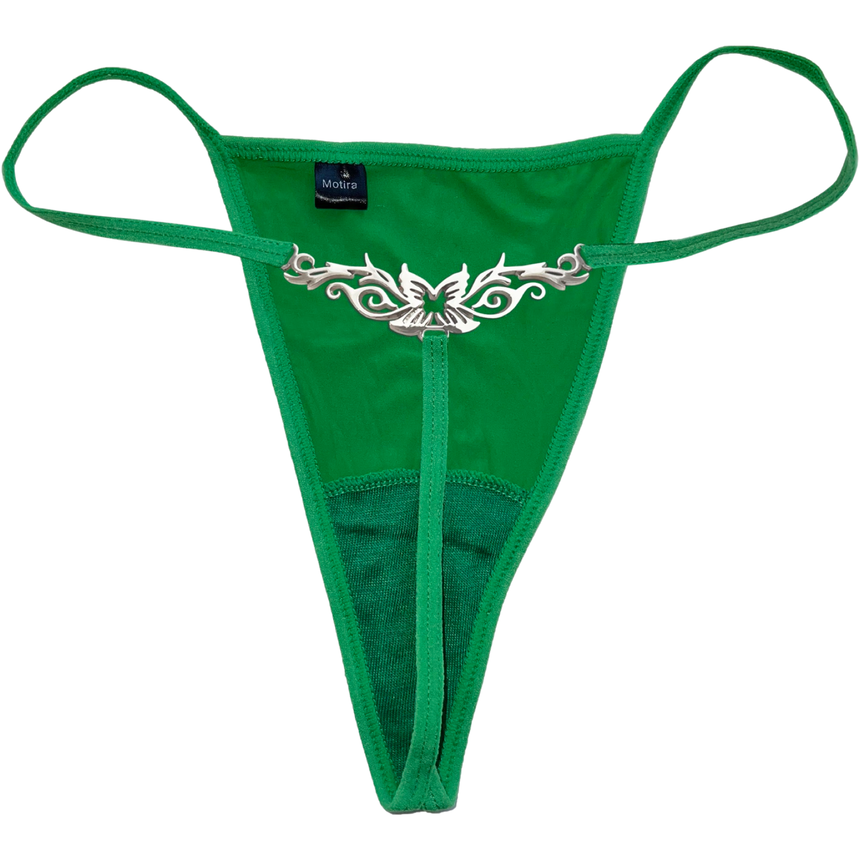 Butterfly tattoo thong  | Green