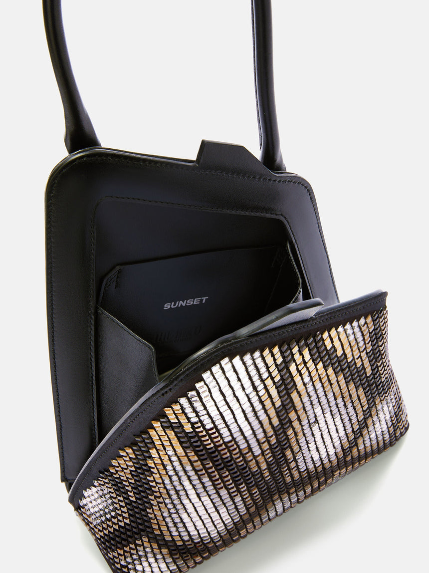 ''Sunset'' black degradè top handle