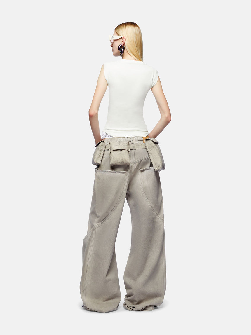 Vintage grey long pants