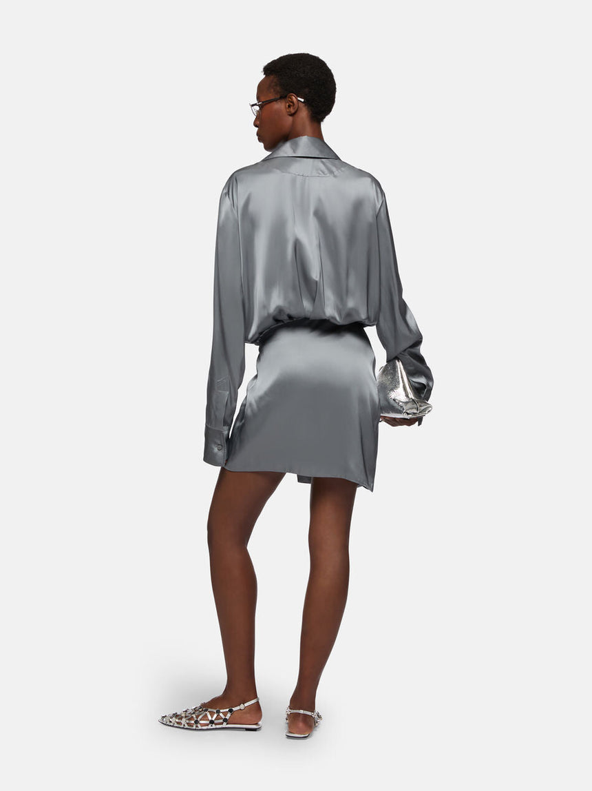 Grey mini dress